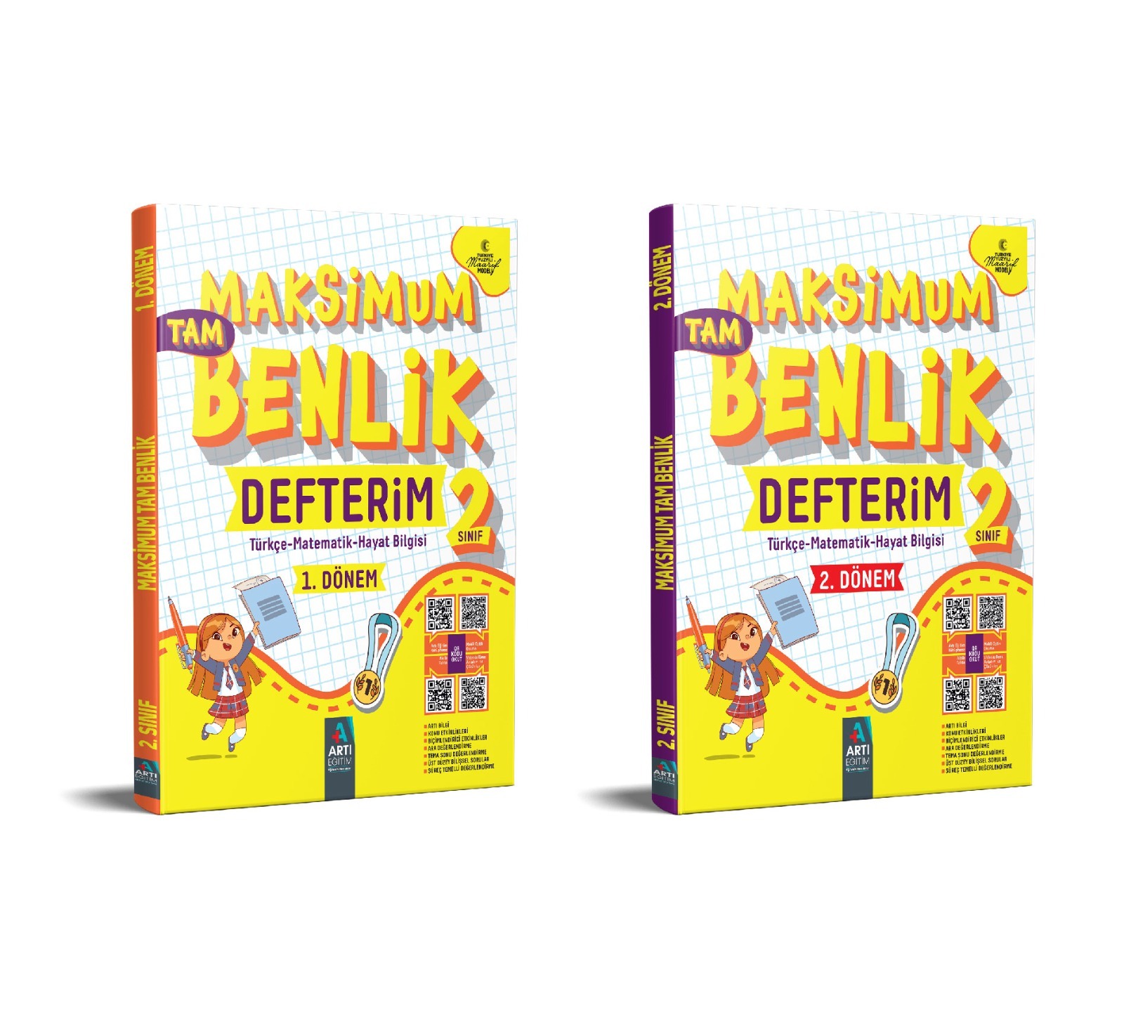 2.Sınıf Maksimum Tam Benlik Defterim (2 Kitap)
