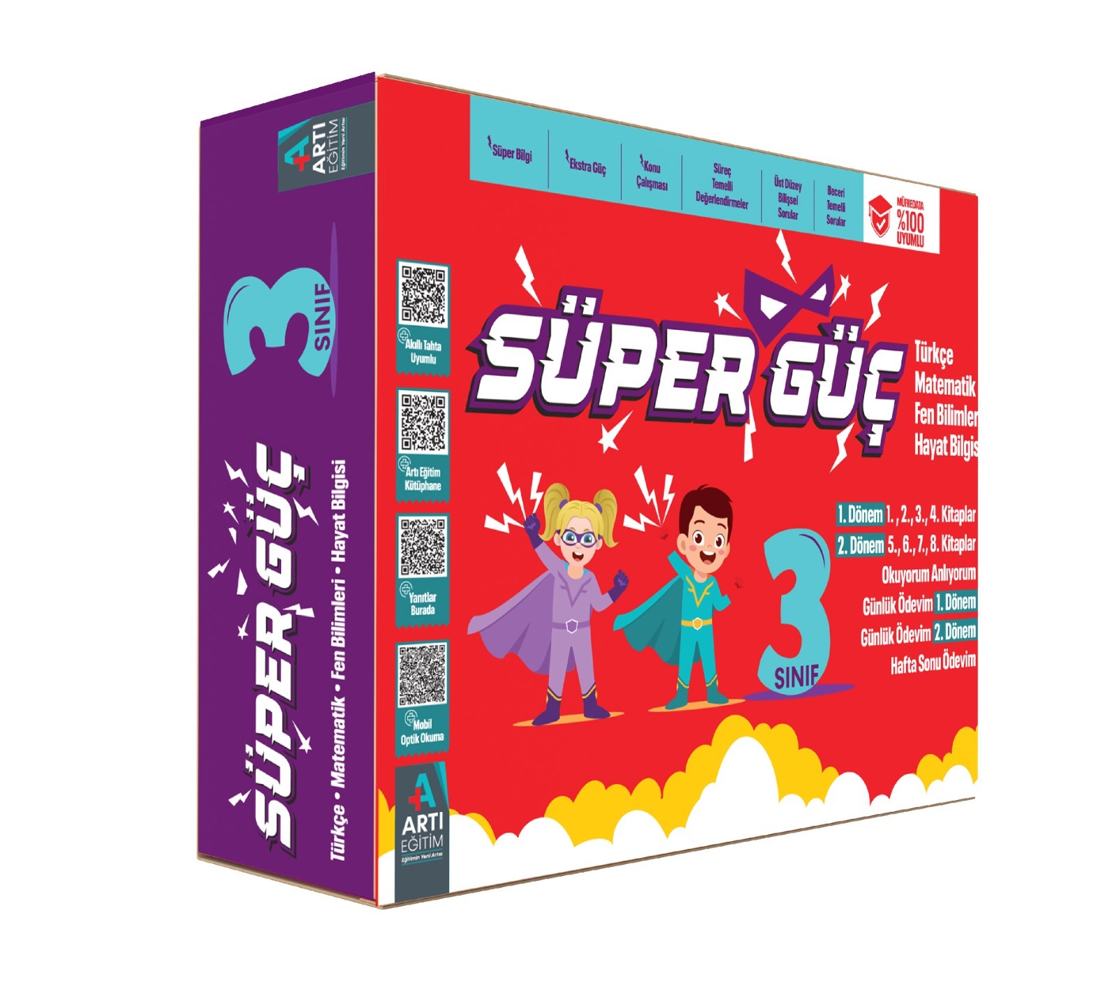 3.Sınıf Süper Güç Eğitim Seti (13 Kitap)