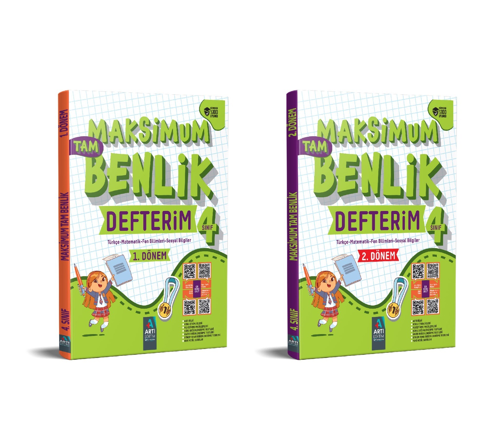 4.Sınıf Maksimum Tam Benlik Defterim (2 Kitap)